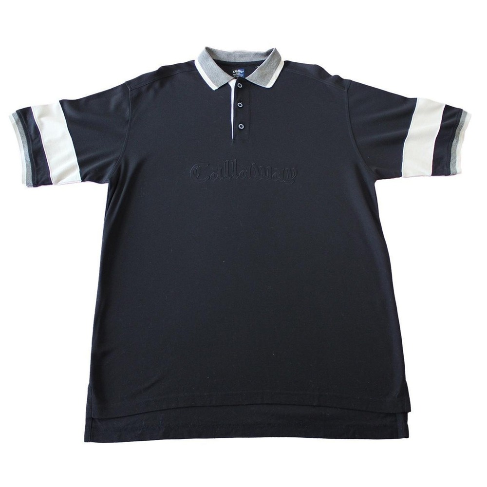 Vintage 90s Black Callaway Golf Polo